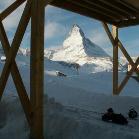 Aufnahme des Matterhorns.